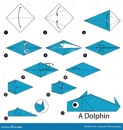 Origami Ideas Step By Step Easy Step By Step Origami Dolphin