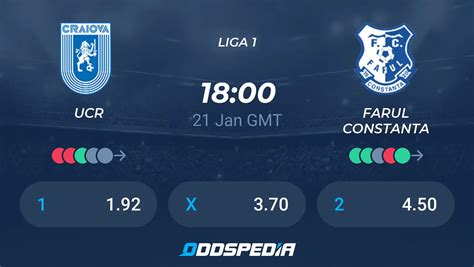 Cs Universitatea Craiova Vs Farul Constanta Predictions Odds Live