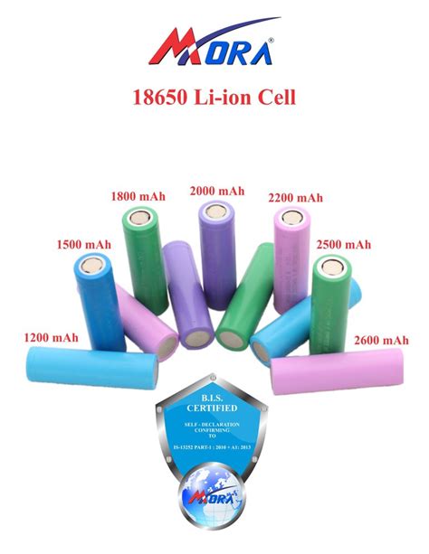 Mora Lithium Cell For Inverter Bulb Voltage 3 7 V At Best Price In Noida