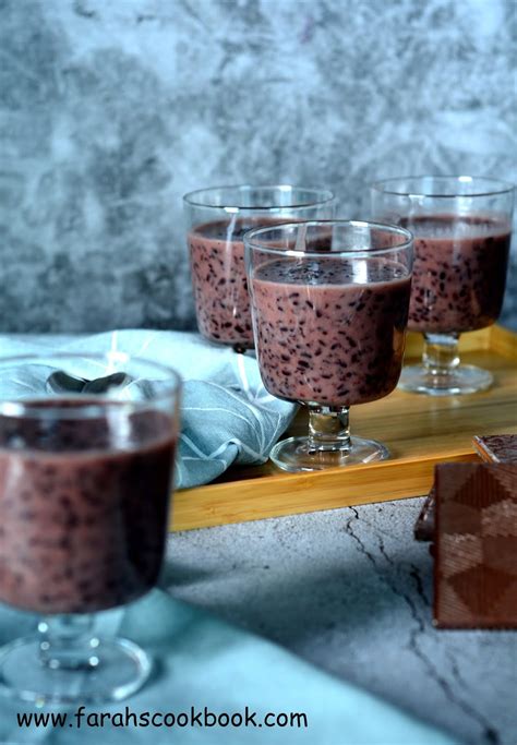 FARAH'S COOKBOOK: BLACK STICKY RICE DESSERT/ BUBUR PULUT HITAM