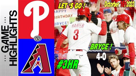 Phillies Vs D Backs Nlcs Game Hightlights Mlb