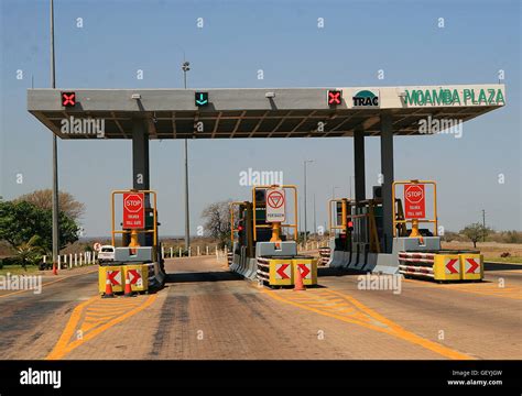 Moamba Plaza Toll Gate Moamba Mozambique Stock Photo Alamy