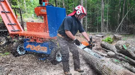 Eastonmade Axis Wood Splitter Firewood And Friends Stihl Chainsaw