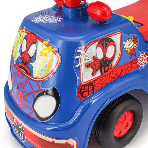 Best Buy Kiddieland Spiderman My First Spidey Racer Lights And Sounds