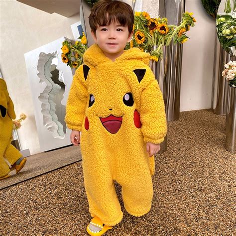 Pyjama Pikachu Onesie pour bébé Pokémon Pyjama une pièce