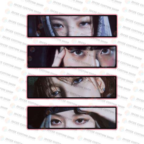 Eye Slap Bumper Stickers Blackpink Jennie Lisa Jisoo Ros