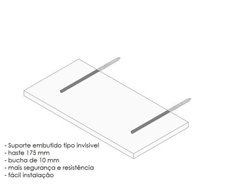 Prateleira pinus couro legitimo natural crú nude 70 cm Elo7