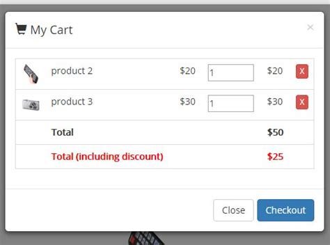 Jquery Shopping Cart Plugins July