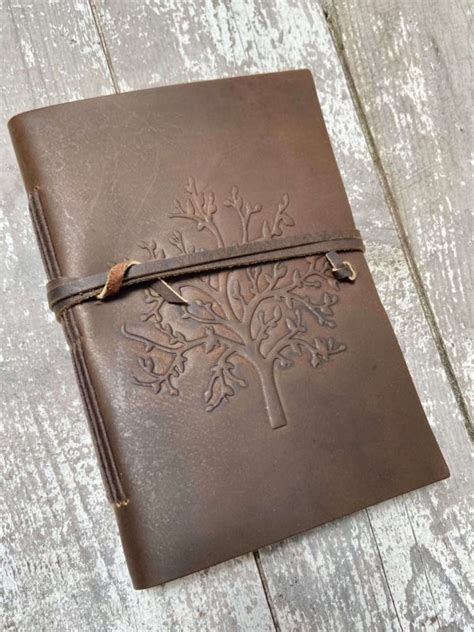 Tree Of Life Leather Journal Your Avenue C Design