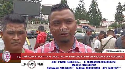 Dai Kuna Ki Pulit A Ki Local Taxi Ha Shillong Ki Bym Siew Khajna Sha