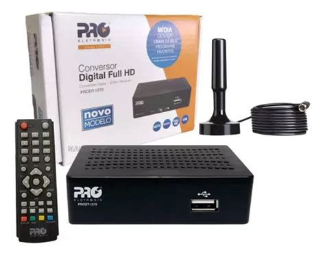 Kit Conversor Digital Hd Hdtv E Antena Interna C Ima Tv Frete Gr Tis