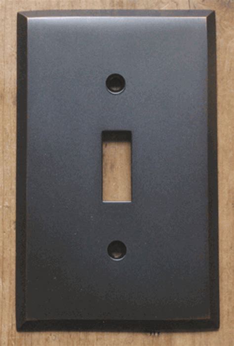 Toggle Switch Plate In Oil Rubbed Bronze