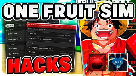 One Fruit Simulator Script Hack Auto Farm Farm Bau Fruta E Mais