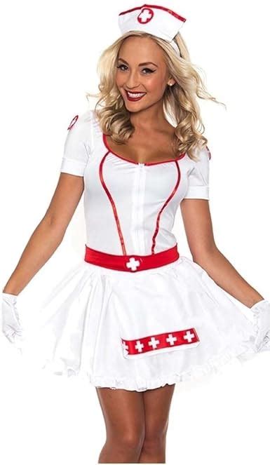 Clubcorsets Ladies Naughty Nurse Doctor Uniform Halloween Fancy Dress Hens Party Costume Outfits