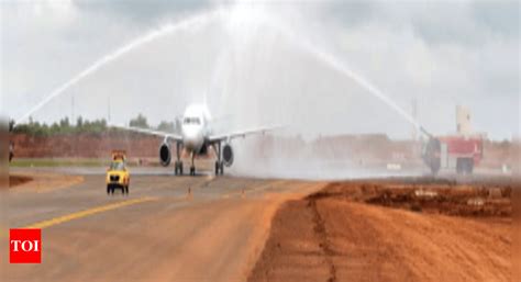 Goa Airbus A320 Lands Takes Off At Mopa Airports Certification