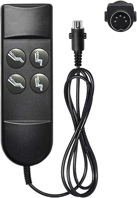 Szawinli Electric Recliner Switch4 Button 5 Pin Straight Plug Electric Sofa Manual