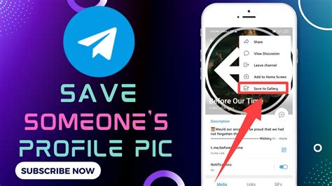 How To Save Someones Telegram Profile Picture Into Your Gallery