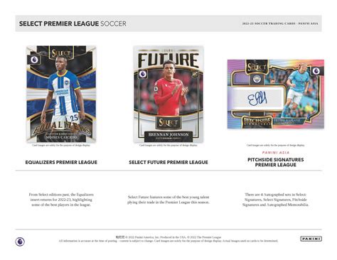 Panini Select Premier League Voetbalkaarten Tmall