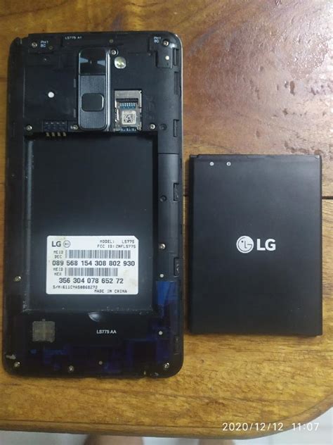 Celulares Piezas Accesorios Batería De Lg Stylo 2 Modelo Ls 775 Y Placa Del Mismo En La