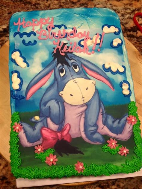 Eeyore Winnie The Pooh Birthday Cake By Sweetest Things In Cincy Winnie The Pooh Birthday