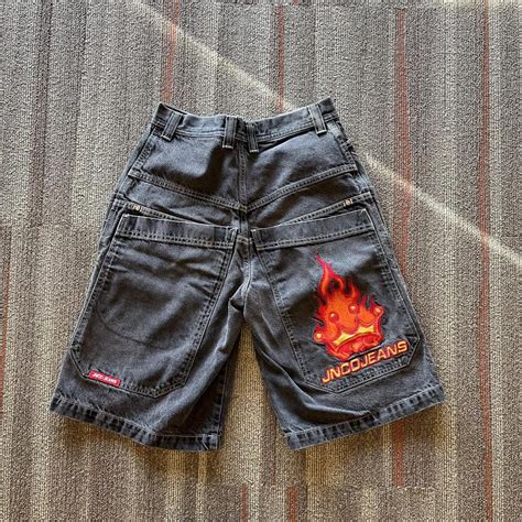 Early S Flaming Crown Jnco Jorts Size Fits A Depop