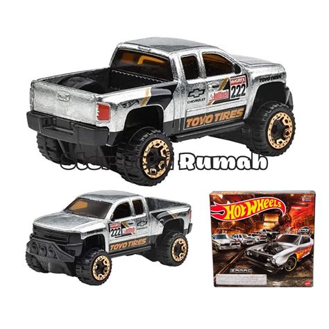 Hot Wheels Loose Chevy Silverado Off Road 2015 Chevrolet Themed Multipack 6 Pack 2022 Zamac