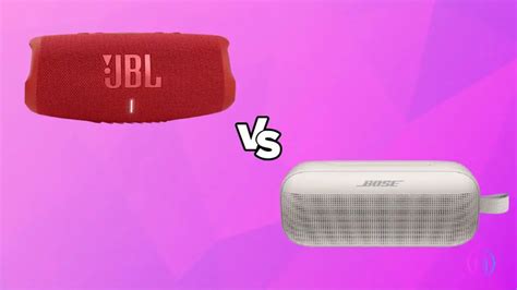 JBL Charge 5 Vs Bose Soundlink Flex A Detailed Comparison