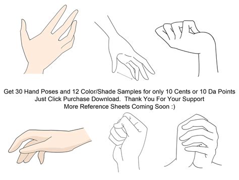 30 Anime Hands Reference Sheet By Sapheron On Deviantart Hand Reference