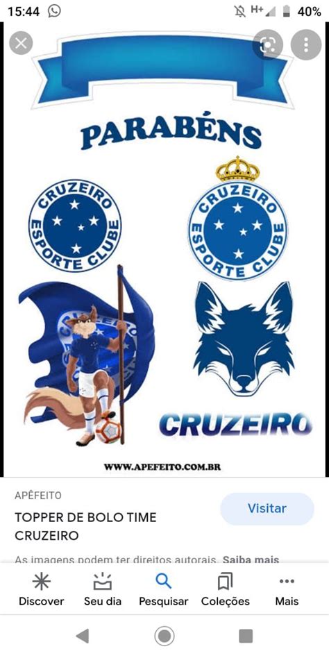 Pin De Cida Oliveira Em Cruzeiro Cruzeiro Parab Ns Topper