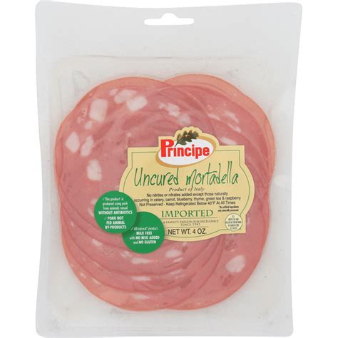 Principe Pre Sliced Mortadella 4 Oz Delivery Or Pickup Near Me