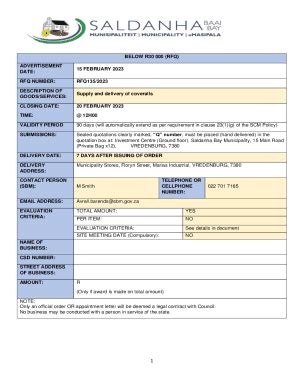 Fillable Online Sbm Gov RFQ N RFQ LIB0012 1 REQUEST FOR QUOTATION