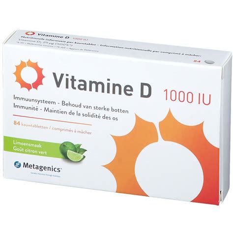 Metagenics Vitamine D 1000IU 84 Pc S Redcare Pharmacie