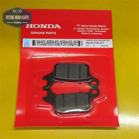 Jual Dispad Kampas Rem Cakram Depan Honda Vario 125 150 LED 2018 New PP