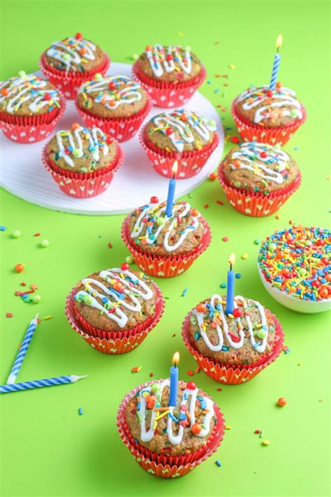 Birthday Cake Muffins Recipe Easy Sprinkle Breakfast Sweets And Treats Blog