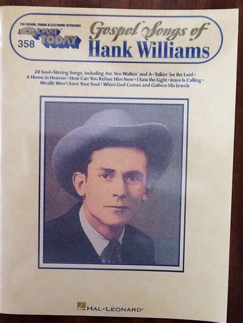 Hank Williams Ez Play Gospel Music