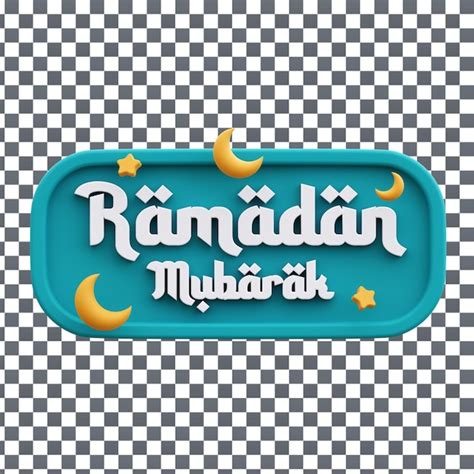 Premium PSD Psd 3d Ramadan Icon On Isolated And Transparent Background