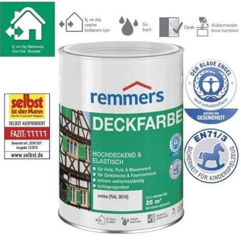 Remmers Deck Farbe Grup Renkler Lt