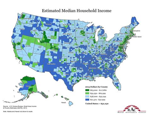 Estimated Median Household Income Vivid Maps