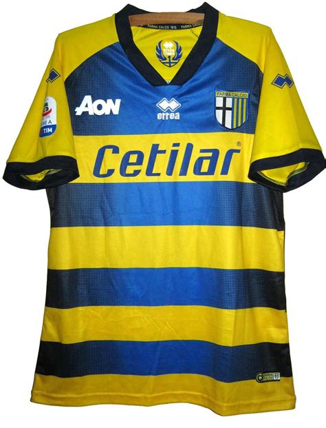 Parma Away Football Shirt 2018 2019 Sponsored By Cetilar