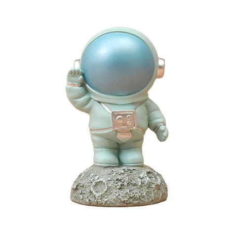 Xchenda Desktop Ornament Astronaut Figurine Decor Polyresin Astronaut