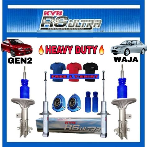 PROTON WAJA GEN2 ABSORBER FRONT AND REAR KYB RS ULTRA HEAVY DUTY GAS