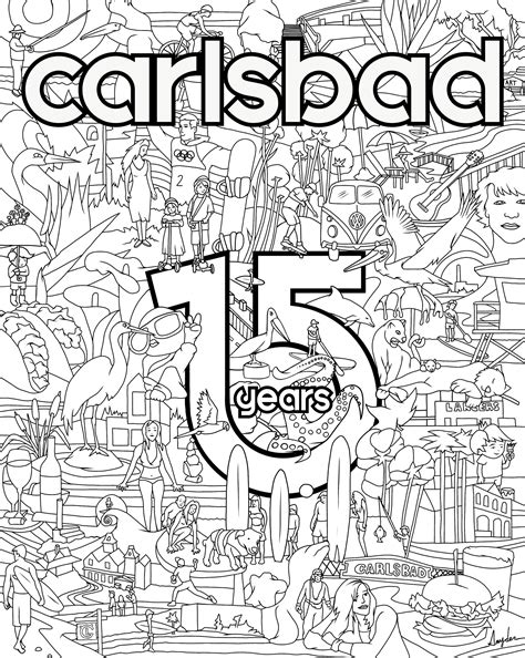 Carlsbad Magazine Coloring Page By Snyder Carlsbad Art And Culture At