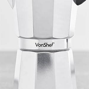 Amazon De Vonshef Italienischer Kaffee Oder Mokka Maker Tassen