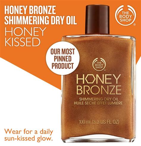 Honey Bronze Shimmering Dry Oil Honey Kissed The Body Shop ® The Body Shop Dry Oil Body