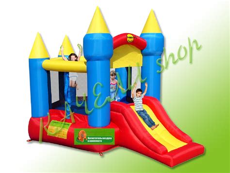 Детский надувной батут Pentagon-shaped Castle Bouncer With Slide ...