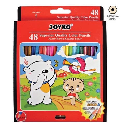 Jual Joyko Cp 48pb Color Pencils Pensil Warna 48 Warna Cp48pb Klasik