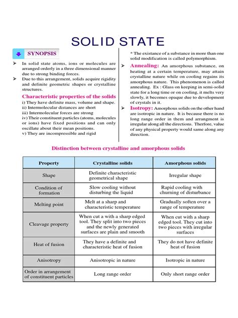 Solid State | PDF | Crystal Structure | Tetrahedron