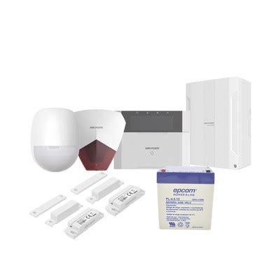 HIKVISION DS PHA64 LP PACK R KIT Panel De Alarma HYBRID PRO 1 Panel