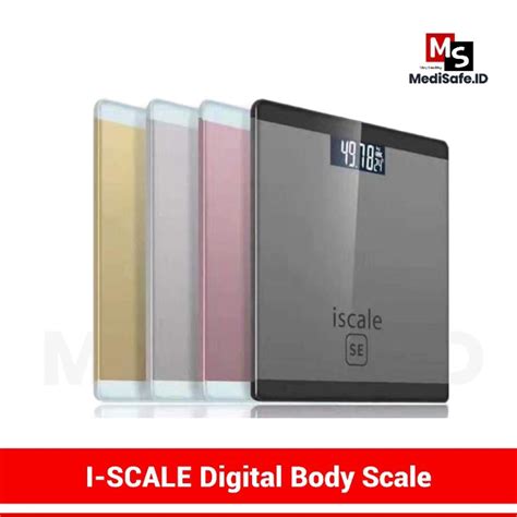 Jual Timbangan Badan Iscale Indicator Lcd Body Scale Up To Kg Free