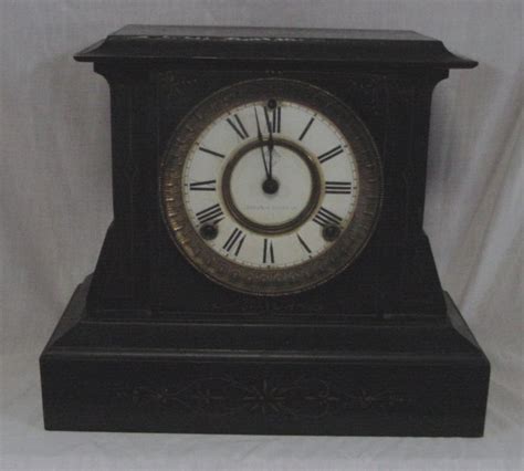 Ansonia Black Iron Mantle Clock Price Guide